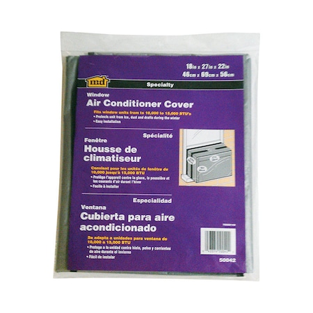 M-D Building Products M-D Building Products 22 in. H X 27 in. W Rectangle Outdoor Window Air Conditioner Cover 50042